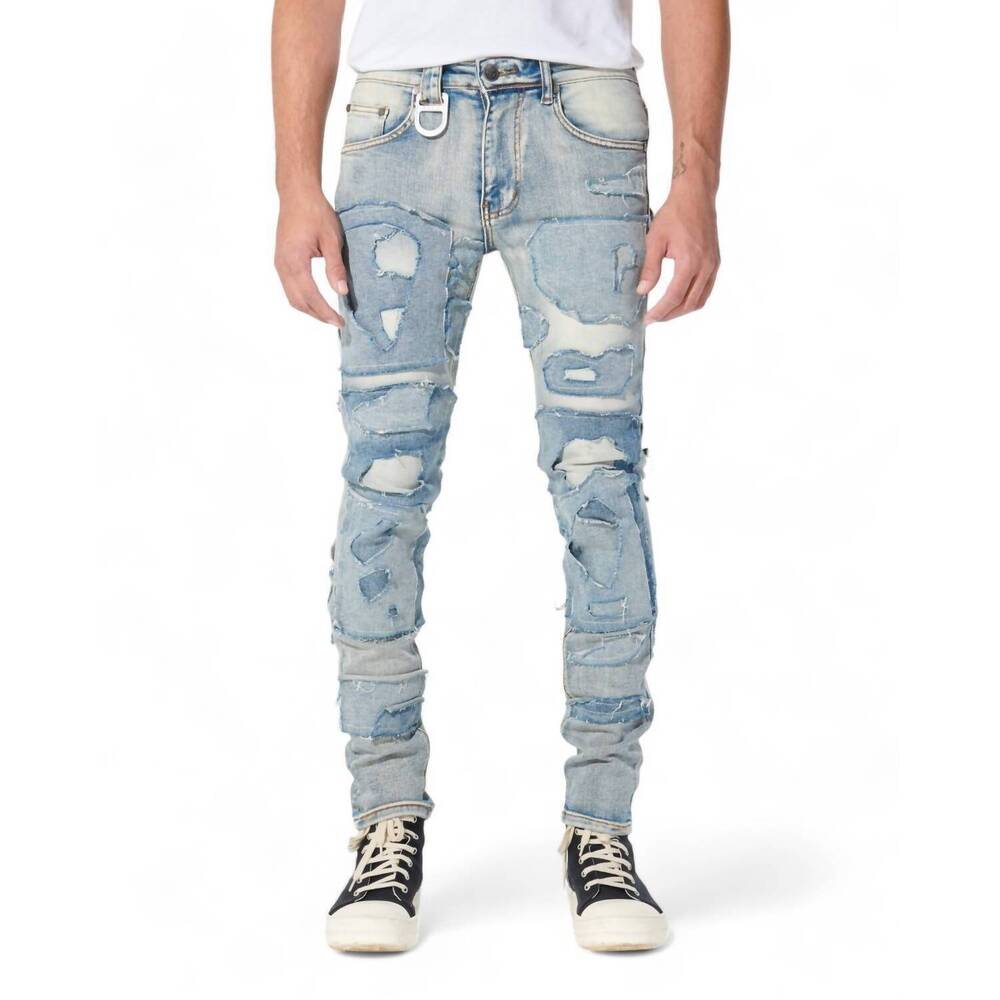 NEW GALA men's crumb denim jean in vintage blue stone